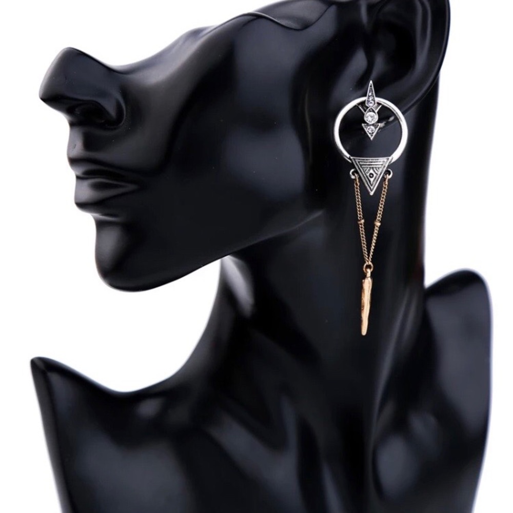NWOT vintage ethnic drop earrings - Picture 7 of 8